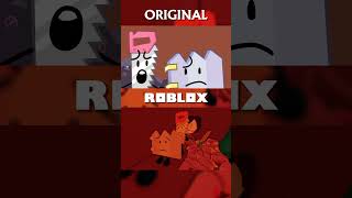 Fork Repellent VS Lava 😯  Original VS Roblox Comparison BFB 15 [upl. by Aid]