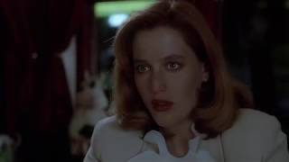 Mulder Scully flirting dinner scene 2x10 [upl. by Nivek]