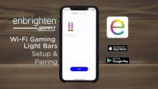 80016 Enbrighten Smart WiFi USB Powered Gaming Light Bars  Setup amp Pairing [upl. by Layney953]