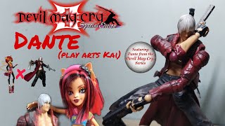 Dante Sparda Dmc 3 play arts Kai review [upl. by Rebel]