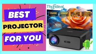 ThundeaL Projector Full Auto HD 1080P WiFi 6 Android TD97 Pro TD97Pro Projector [upl. by Parshall]