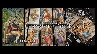 Golden Botticelli Tarot  Review en Español [upl. by Yrram]