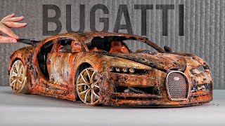 Restoration of a VERY FAST Hypercar  Restoration Abandoned Bugatti Chiron [upl. by Ecidnacal]