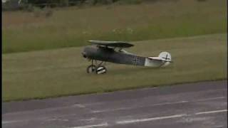 FOKKER D8 Giant 13 scale first flight [upl. by Asirret894]