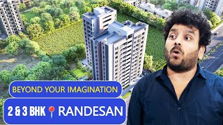 Luxurious 2 amp 3 BHK Apartments Tour at Randesan Gandhinagar  Aarna Sky  Exclusive House Tour [upl. by Aidroc43]