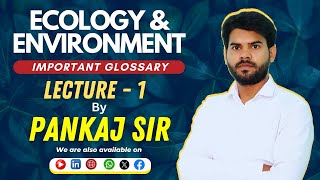 Ecology amp Environment Important terminology  Lecture  1  Pankaj Sir  Neti Educational Academy [upl. by Anigroeg]