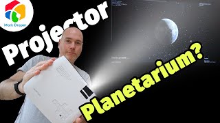 DIY Projector Planetarium  Apeman LC350 Projector Review [upl. by Ahsatal]