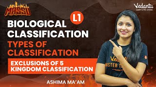 Biological Classification Class 11  Types of Classification Exclusions of 5 Kingdom Classification [upl. by Cecilio]