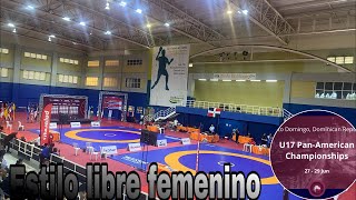 PanamericanoU17 Santo Domingo 2024 estilo libre femenino lucha olímpica [upl. by Fabrianne]