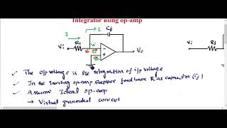 Integrator and Differentiator using opamp [upl. by Nodnil]