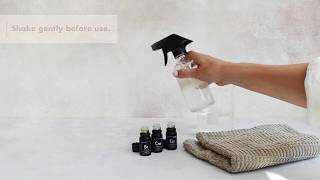 DIY Essential Oil Towel Spray  Essential Oil Recipe [upl. by Irolam851]