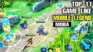 Top 11 Best MOBA game like Mobile legend on Android iOS  Best moba game mobile [upl. by Lebasiairam300]