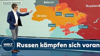 KRIEG UM UKRAINE So dramatisch ist die aktuelle militärische Lage  WELT Analyse [upl. by Annaul]