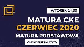 Matura MATEMATYKA 2020  OMÓWIENIE NA ŻYWO [upl. by Otecina]