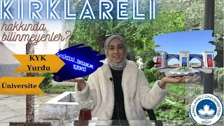 Kırklareli Üniversitesi  KYK Yurt Turu  Hakkında Merak Edilenler [upl. by Kcirednek]