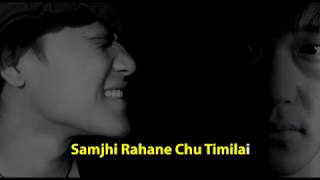 Naren Limbu  Antim Maya  Karaoke [upl. by Anailuj]