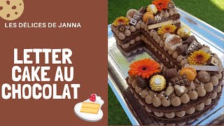 Recette du meilleur letter cake au chocolat🍫😋 [upl. by Angle]