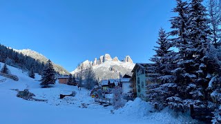 Inverno ad Alba di Canazei  Val di Fassa  Trentino [upl. by Holden818]