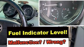 Fuel Gauge Reading Incorrectly  Fuel gauge fault  Malfunction [upl. by Akeemat]