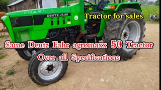 TamilNaduTractors deutz fahr agromaxx 50 Tractor for sales deutz fahr SpecificationsBalaTrucks [upl. by Rebme879]