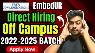 Off Campus  Direct Hiring  Latest Off Campus Drive 2023  2022  2023  2024  2025 Batch Hiring [upl. by Ikik]