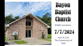 Bayou Baptist Church 772024 [upl. by Fiann]