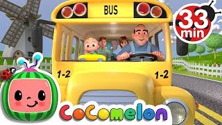 Wheels on the Bus  More Nursery Rhymes amp Kids Songs  CoComelon [upl. by Janis]