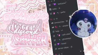 AESTHETIC DISCORD SERVER SETUP 2022  HOW TO MAKE AN AESTHETIC DISCORD SERVER  iimelodyxh 🍇 [upl. by Alled847]