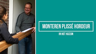 Monteren plissé hordeur in het kozijn [upl. by Enomor987]