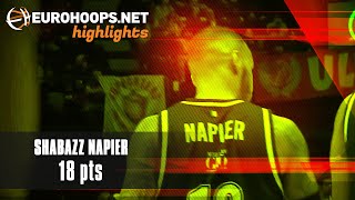 Shabazz Napier 18 points Highlights vs Barcelona [upl. by Placida]