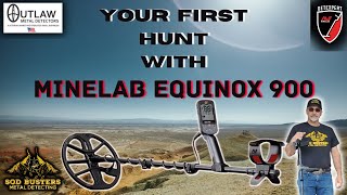 Your First Hunt With The Minelab Equinox 900 Beginners Tutorial [upl. by Kaz]