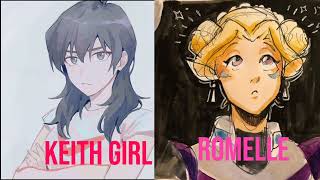 get your hands dirty descendants color coded keith kogane girl romelle voltron legendary defender [upl. by Sauer]