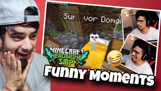 Reacting to Youtubers Funny Minecraft Moments [upl. by Mines73]