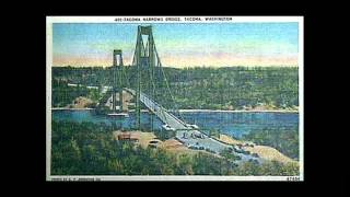 Tacoma Narrows Bridge quotGalloping Gertiequot 1940 [upl. by Ahsar]