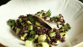 Salade de riz noir aux anchois [upl. by Lechner]