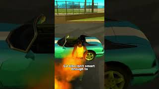 ARE CHARACTERS SMART ENOUGH TO GET INTO A CAR WITHOUT BURNING IN GTA GAMES [upl. by Yknip]