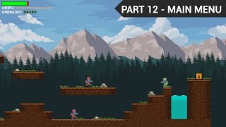 PyGame Scrolling Shooter Game Beginner Tutorial in Python  PART 12  Main Menu and Restart Level [upl. by Haynor]