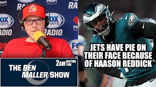 Ben Maller Says Jets Looks Like Clowns After Haason Reddick Trade Demand [upl. by Rodrique]