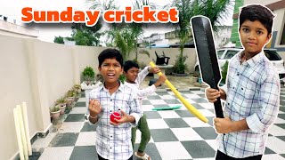 Sunday Funday with cricket  Kannayya videos  Trends Adda vlogs [upl. by Arorua618]