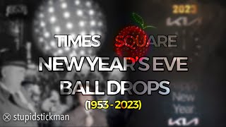 Times Square New Year’s Eve Ball Drops History UPDATED 19532023 [upl. by Line]