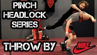 Throw By from the Pinch Headlock Series  How to Score in GrecoRoman Wrestling [upl. by Gay590]