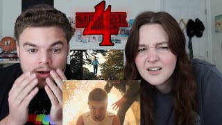 STRANGER THINGS 4 TRAILER REACTION [upl. by Nikki]