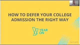 How to Defer College Admission the Right Way [upl. by Ahseim739]