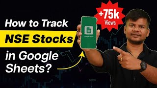 How to track NSE Stocks on Google Sheets  Realtime Stock Price  Google Finance  Trade Brains [upl. by Azeret564]