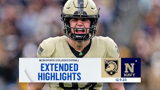 Army Black Knights vs Navy Midshipmen Extended Highlights I CBS Sports [upl. by Noval629]