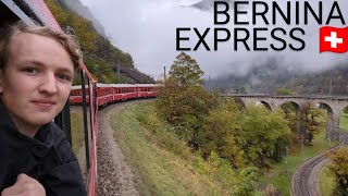 The Bernina Express and a Night Train Interrailing Europe  Day 8 [upl. by Marshall]