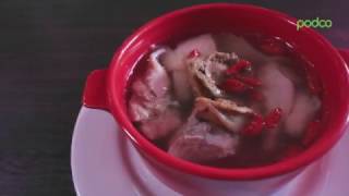 Herbal Chicken with Abalone Soup [upl. by Yelsek]