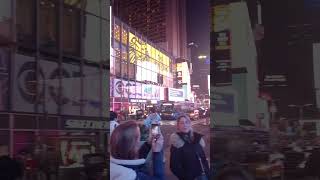 Times Square New York vibes  timessquare nycvlog travel vlog travelvlog nyclife newyorklife [upl. by Yesrej750]