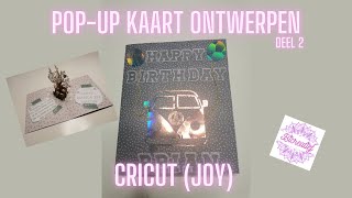 Cricut Joy NL  Kaart van Action papier [upl. by Havard238]