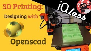 3D Printing Designing with openscad [upl. by Neelyaj957]